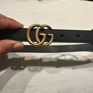 Skinny Gucci Belt Like New